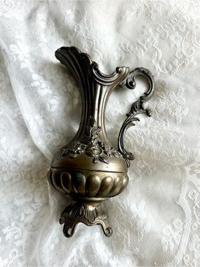 Vintage Italian Brass Pitcher Vase